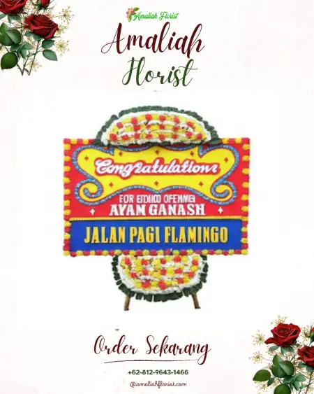 Sewa Papan Bunga Sanggi